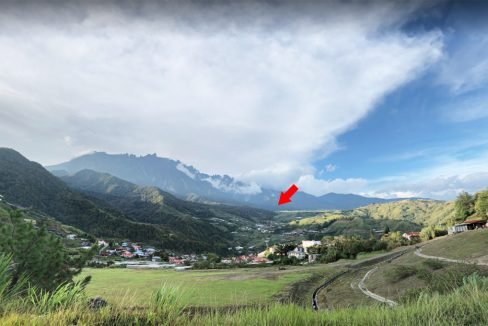 Kundasang view of Mt Kinabalu