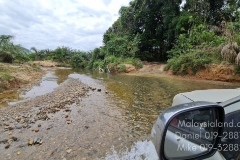 Crossing a shallow river