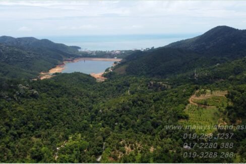 Website - View of Teluk Bahang Dam and Sea view
